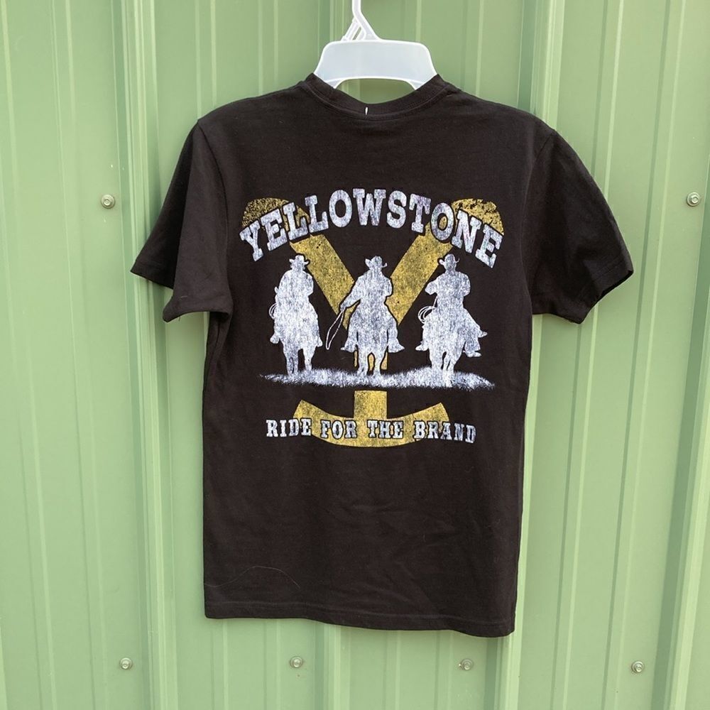 Yellowstone Men's Cotton Dutton Ranch Logo Short Sleeve T-Shirts 2-Pack Size XS - Picture 6 of 10